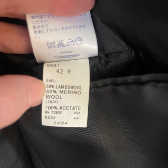 Vintage Land's End  Tweed Blazer Jacket Men 42R Made In USA - Picture 6 of 7